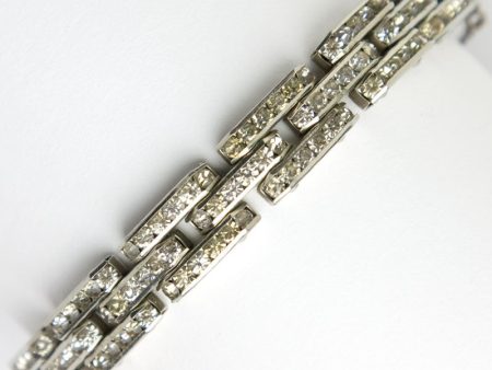 Diamanté Link Bracelet by Schreiber & Hiller Online Hot Sale