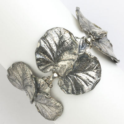 Silver Leaf Bracelet by Elsa Schiaparelli Online Sale