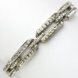 Diamanté Link German 1930s Bracelet Online now