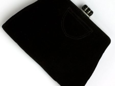 Black Velvet Vintage Clutch Purse Online Sale