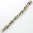 Aquamarine & Gilt Sterling Filigree Theodor Fahrner Bracelet on Sale