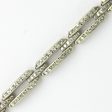 Diamanté Link German 1930s Bracelet Online now