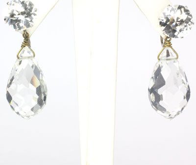 Crystal & Glass Briolette Earrings Fashion