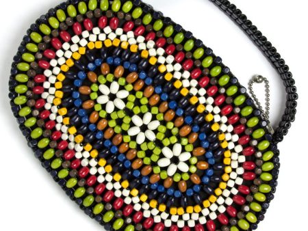 Colorful Wood Bead Purse by Schonanek Online Hot Sale