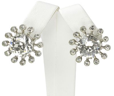 Diamanté & Sterling Earrings Discount