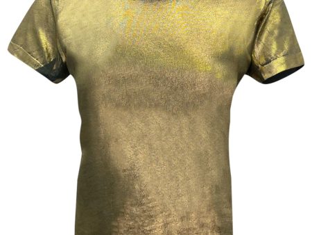 Madison Maison Metallic Coated Cotton T-Shirt Online Sale