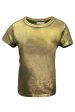 Madison Maison Metallic Coated Cotton T-Shirt Online Sale