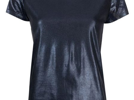 Madison Maison Metallic Coated Cotton T-Shirt Online