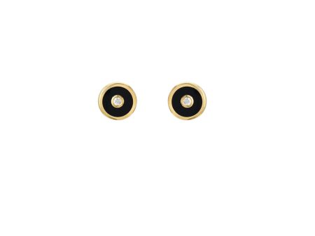 Retrouvai Mini Compass Stud Earrings on Sale