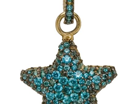 Pave Apatite Star Pendant Discount