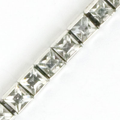 Diamanté & Sterling Line Bracelet by Otis Online Hot Sale