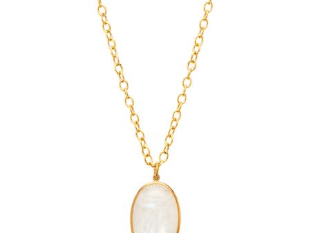 Moonstone Scarab Pendant Necklace Online now