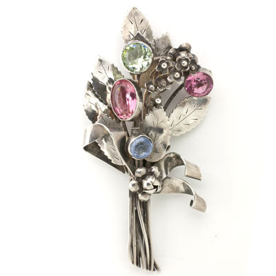 Sterling Bouquet Brooch Online Sale