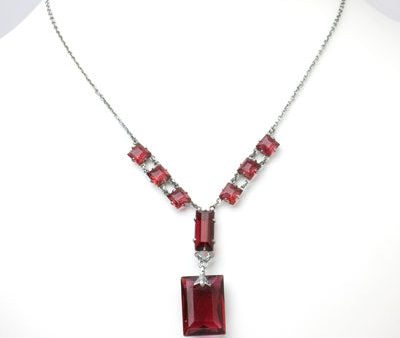 Ruby Pendant Necklace Sale