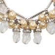 Pearl & Opalescent Bead 2-Strand Dangle Necklace Discount