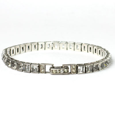 Diamanté & Sterling Line Bracelet by Otis Online Hot Sale