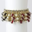 Pearl, Gemstone & Gold Dangling Hobé Bracelet For Cheap