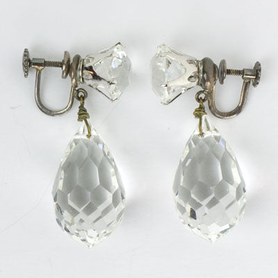 Crystal & Glass Briolette Earrings Fashion