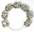 Diamanté & Sterling 1940s Bracelet by Coro Online