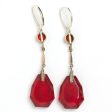 Ruby Pendant Earrings Hot on Sale