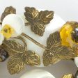 Citrine, Golden Topaz & Mother-of-Pearl Brooch & Earrings Set Online