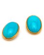 Turquoise Cabochon Earrings Fashion