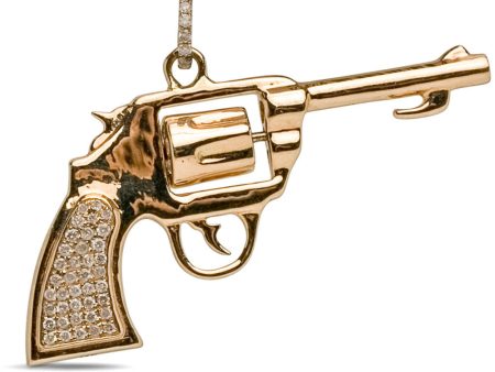 Yellow Gold Diamond Revolver Pendant Supply