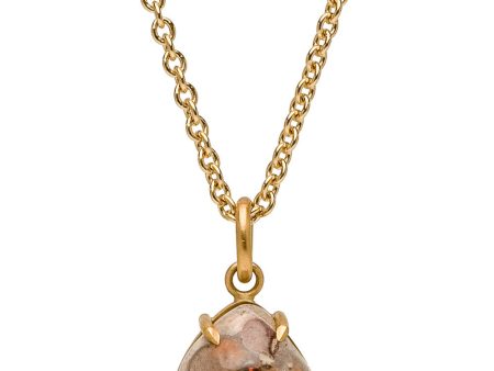 Opal Mexican Matrix Pear Shape Pendant Necklace Hot on Sale