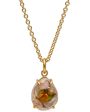 Opal Mexican Matrix Pear Shape Pendant Necklace Hot on Sale