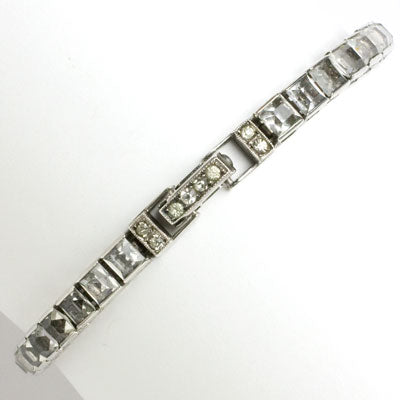 Diamanté & Sterling Line Bracelet by Otis Online Hot Sale