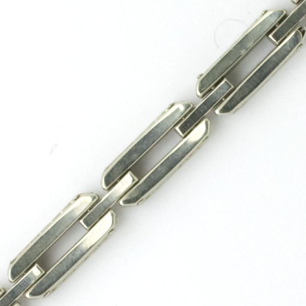 Diamanté Link German 1930s Bracelet Online now