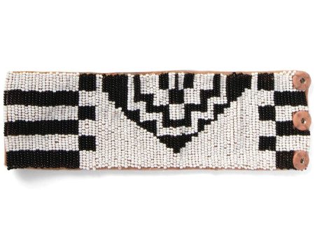 Black and White Aztec Bracelet Discount