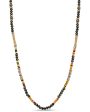 Diamond Spinel and Sapphire Short Beaded Necklace For Sale