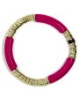 Gold and Berry Zo Small Stretch Bracelet Online Sale