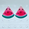 Instant Shipping! Watermelon Stud Earrings Online now