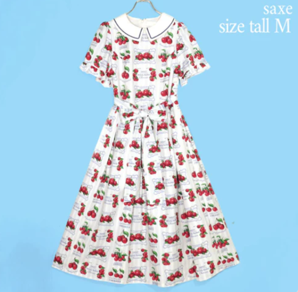 Fresh Cherry Collared Dress Supply