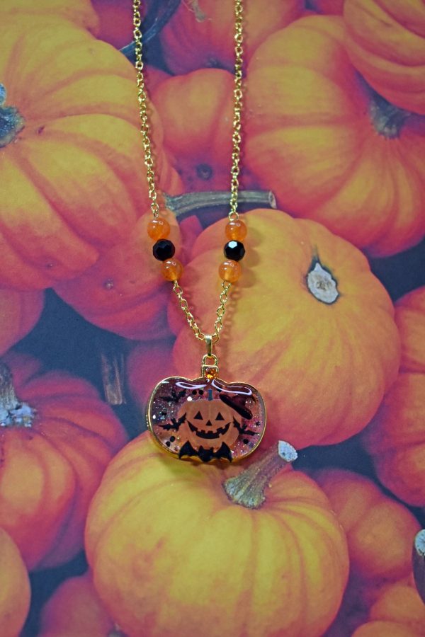 Witch Pumpkin Necklace Sale