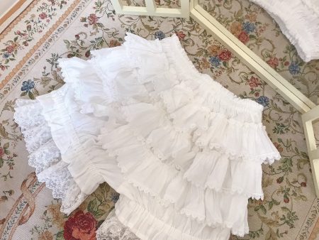 Alice Ruffle Bloomers with Bunny Lace Discount