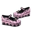 Chocolaticas® Pink Bones Women s Mary Jane Platform For Discount