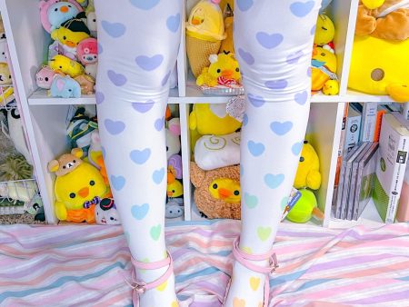 Gradient Heart Tights Online Sale