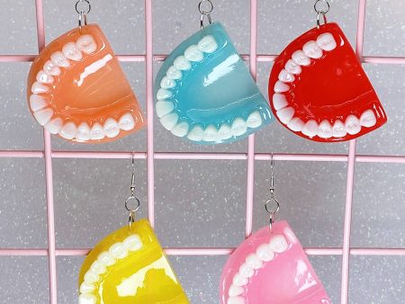 Teeth Earrings (5 Colors) For Cheap