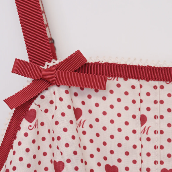 Little Dot Heart Jumperskirt Dress Online Hot Sale