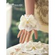 Star Drop White Lace Wristcuffs For Cheap