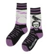 The Raven Poe Crew Socks Hot on Sale