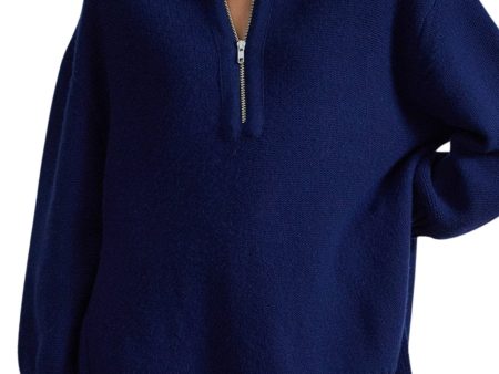 Apiece Apart Drippy Zip Neck Pullover Sale