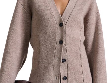 Apiece Apart Paris Vneck Button Front Cardigan For Discount