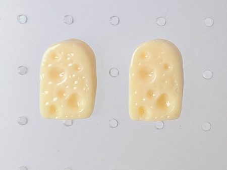 Instant Shipping! Cheese Wedge Earrings For Sale