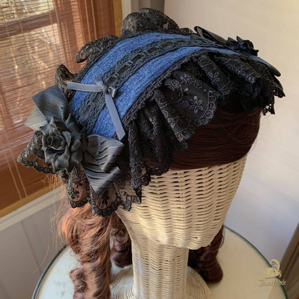 Denim Headdress For Sale