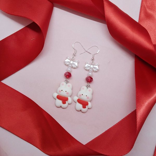 Winter Bunny Earrings Online Sale