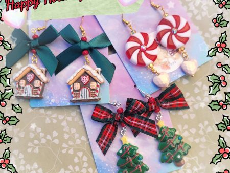 Happy Holiday Earrings For Cheap